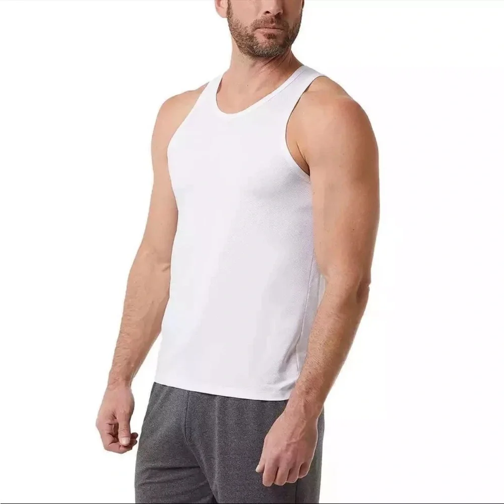 32 Degrees Cool White Mesh Tank 3-Pack NWT